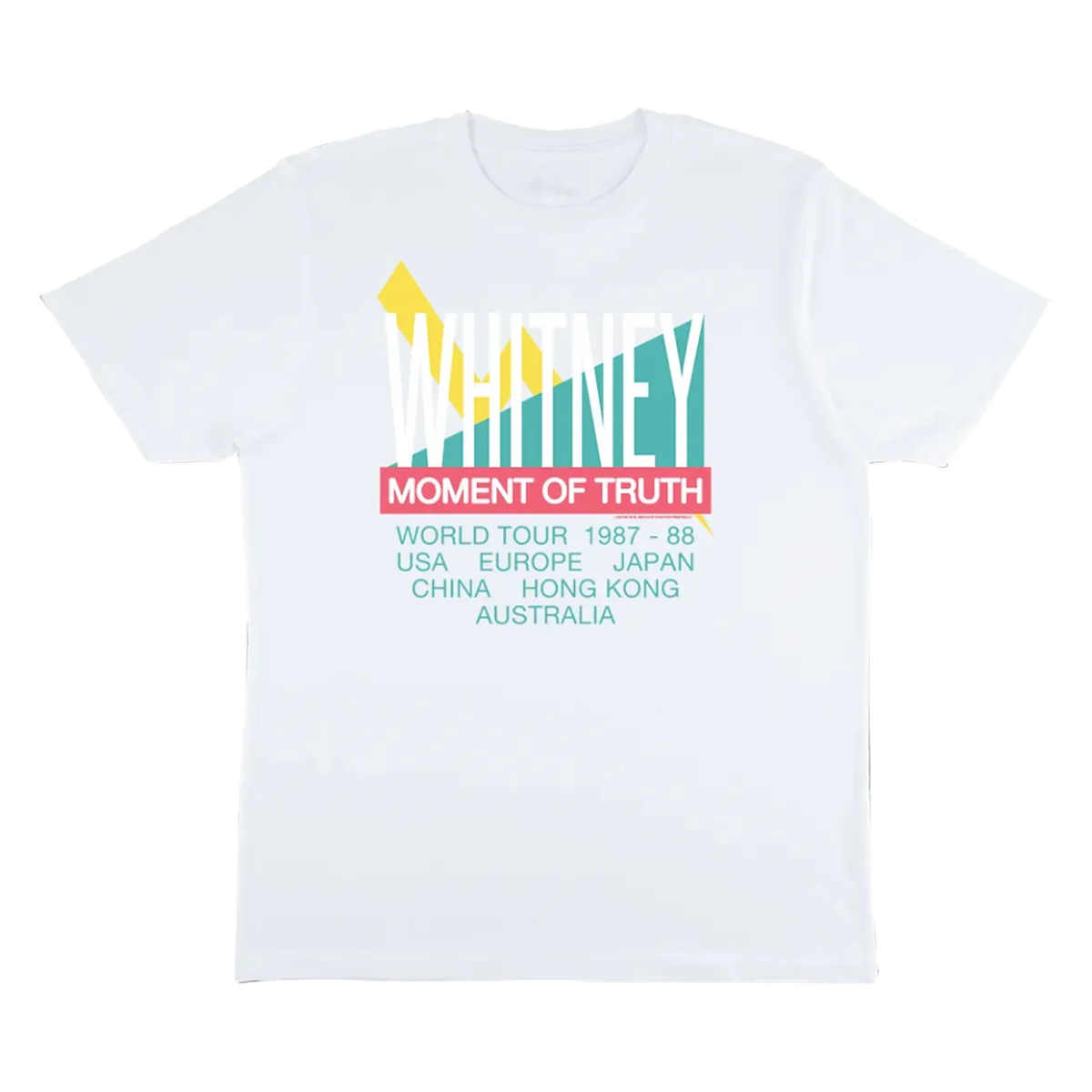 Moment of Truth World Tour T-Shirt – Whitney Houston Moment of Truth World Tour T-Shirt – Whitney Houston